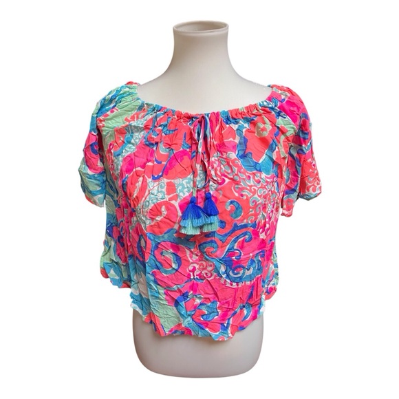 NWT Lily Pulitzer “Coral Reef” Top - Picture 5 of 9
